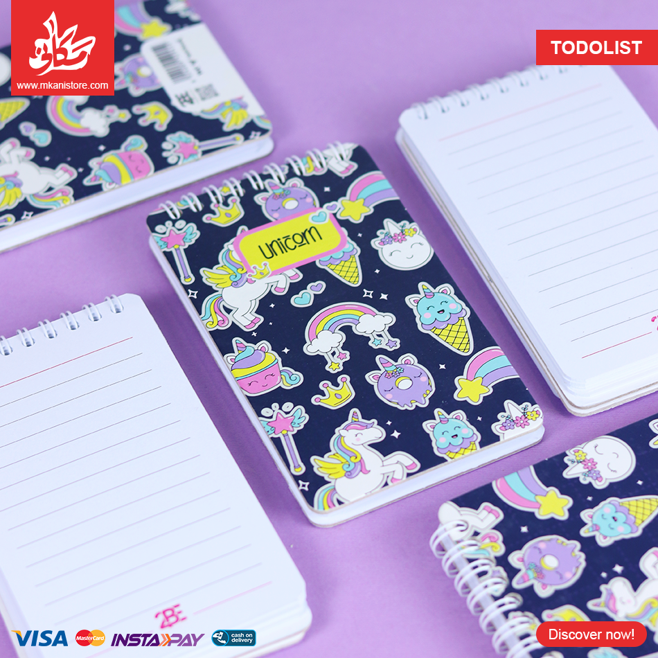 426860 TodoList - Unicorn Dark Blue A6 - الصورة 1