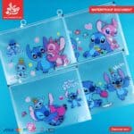 1Pc Random Waterproof Document Bag – Stitch A4