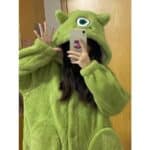 ⁦Fleece Robe Hooded Blanket Winter Pajamas - Korty el bo3bo3 (Size/55-80kg)⁩ - الصورة ⁦3⁩
