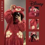 Fleece Robe Hooded Blanket Winter Pajamas - Lotso (Size/55-80kg)