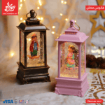 ⁦1Pc Random Acrylic Musical Rotating Lantern - Fananees - Size 25cm⁩ - الصورة ⁦2⁩