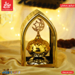 ⁦Golden Ramadan Metal Lantern Censer⁩ - الصورة ⁦5⁩