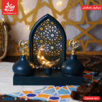Olive Green LED Islamic Minarate Arch Light - Size 22Cm