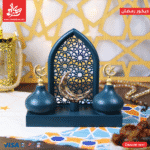 ⁦Olive Green LED Islamic Minarate Arch Light - Size 22Cm⁩ - الصورة ⁦3⁩