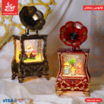 ⁦1Pc Random Metal Lantern - Vintage Gramophone - Bogy & Tamtam⁩ - الصورة ⁦2⁩