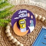 ⁦1Pc Random - Gift Ramadan Counter Ring - Crescent⁩ - الصورة ⁦3⁩