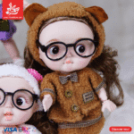 ⁦1Pc Random-Hard Rubber Doll With Music - Stylish Outfit 27Cm⁩ - الصورة ⁦2⁩