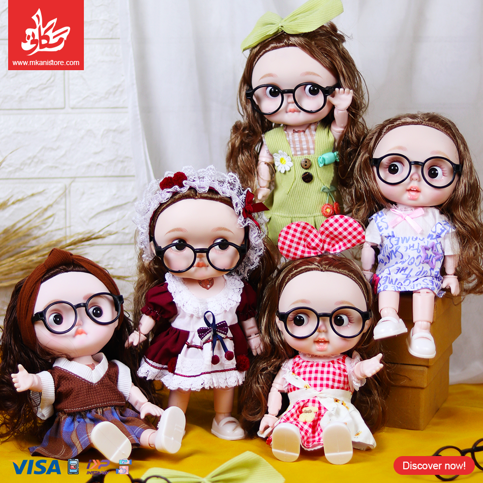 217 1Pc Random - Hard Rubber Doll With Music - Beautiful Clothing 27Cm - الصورة 1