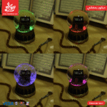 ⁦Glass Snow Ball - Music Box with Color Changing LED Lights - Kaaba (14 cm)⁩ - الصورة ⁦3⁩