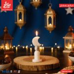 ⁦1Pc - Luxury Ramadan Musk Scented Candle - Minaret (50g-12cm)⁩ - الصورة ⁦2⁩