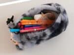 ⁦1Pc Random Hanging Plush Pouch - Labubu Pencil Case⁩ - الصورة ⁦9⁩