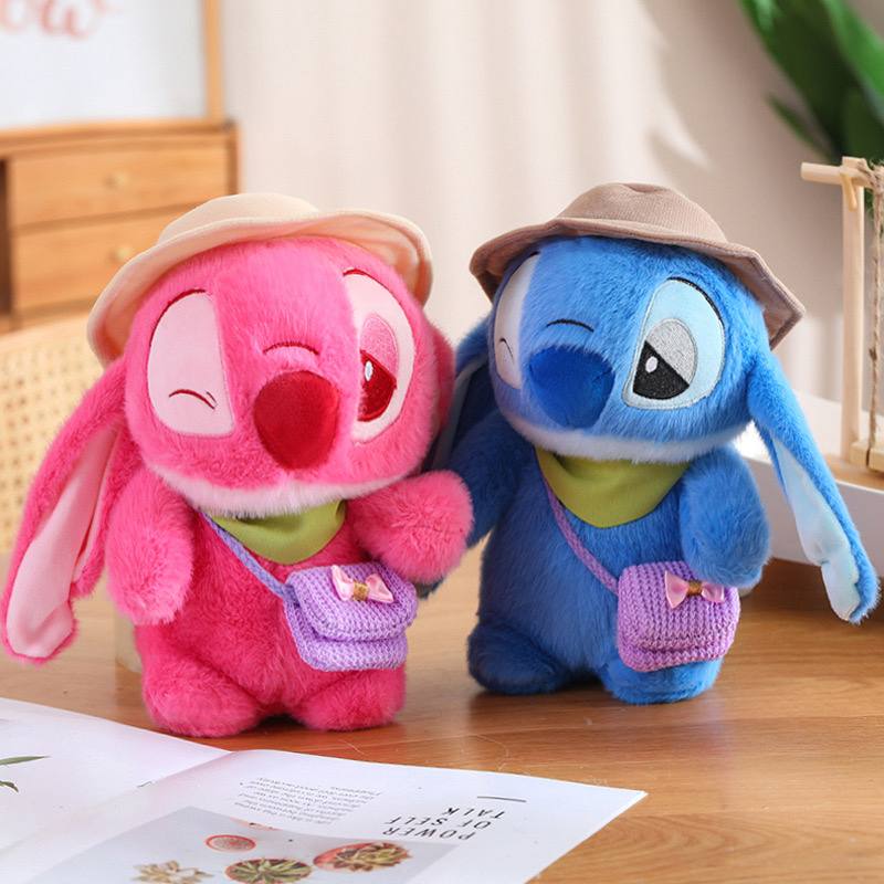 19 1Pc Random - Stitch Hat Plush Toy - 25cm - الصورة 1
