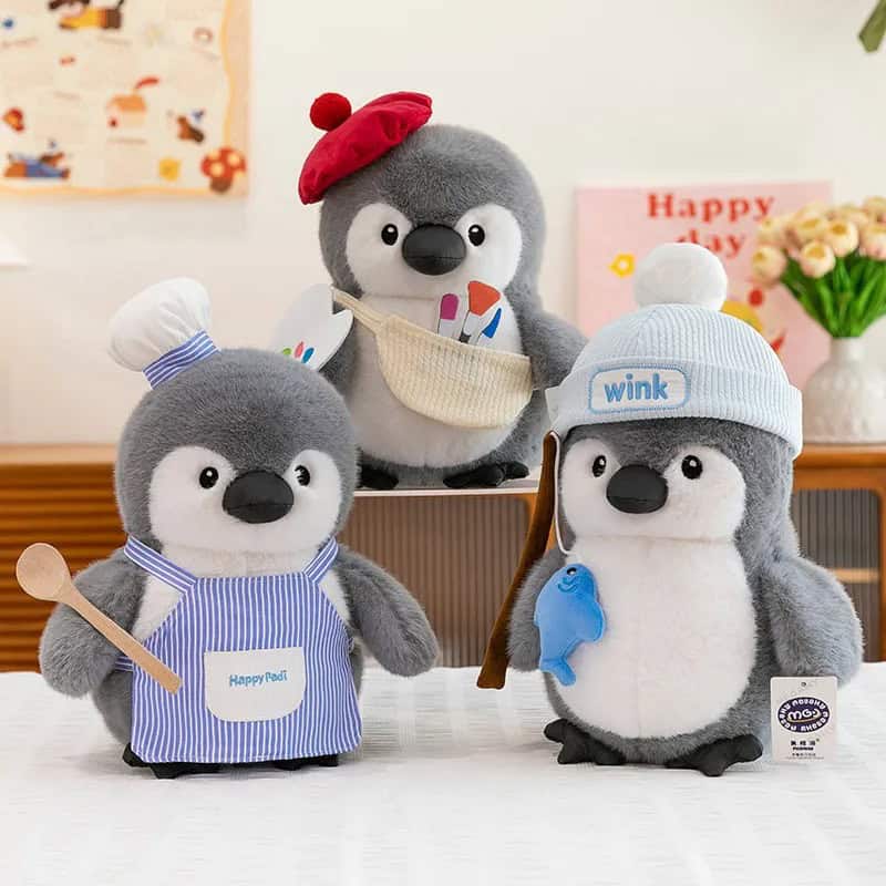 20 1Pc Random - Penguin Plush Toy - 25cm - الصورة 1