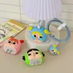 ⁦Set Of 4pcs Of 3D Data Cable Protector - For iPhone - Crybaby × Blossom⁩ - الصورة ⁦2⁩