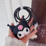 ⁦Set Of 4pcs Of 3D Data Cable Protector - For iPhone - Kuromi⁩ - الصورة ⁦2⁩
