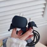 ⁦Set Of 4pcs Of 3D Data Cable Protector - For iPhone - Kuromi⁩ - الصورة ⁦4⁩