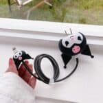 ⁦Set Of 4pcs Of 3D Data Cable Protector - For iPhone - Kuromi⁩ - الصورة ⁦5⁩