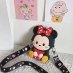 ⁦Silicone Cross Bag – Baby Minnie Mouse⁩ - الصورة ⁦2⁩