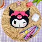 ⁦1Pc Random - Silicone Cross Bag – Kuromi Face⁩ - الصورة ⁦2⁩