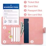⁦Cover PU Leather Passport Holder - Mint⁩ - الصورة ⁦3⁩