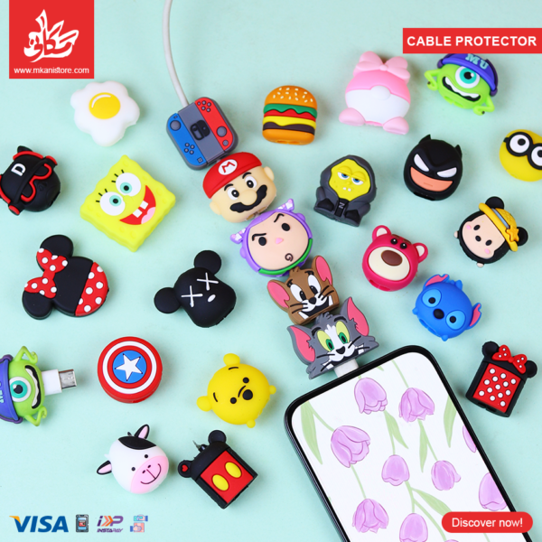 1Pc Random - Bite Cable Protector