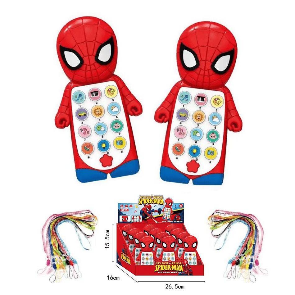 327 Musical Telephone For Kids – Spider Man - الصورة 1