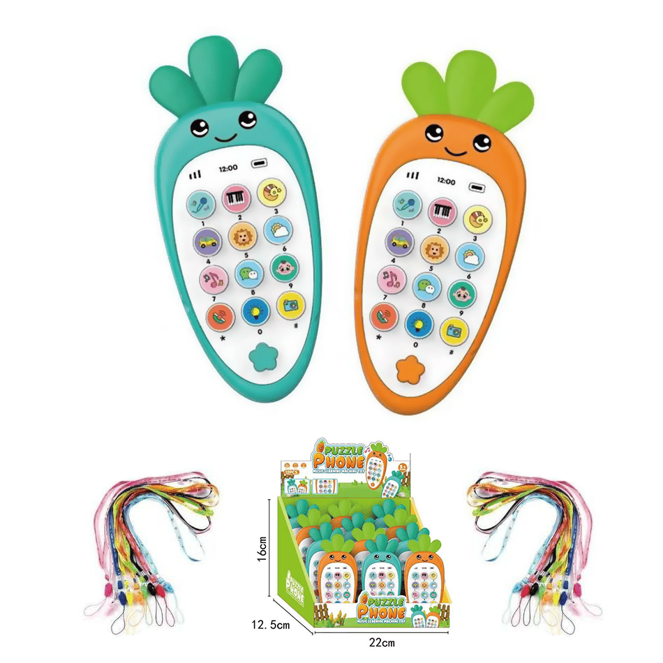 330 Musical Telephone For Kids – Carrot - الصورة 1