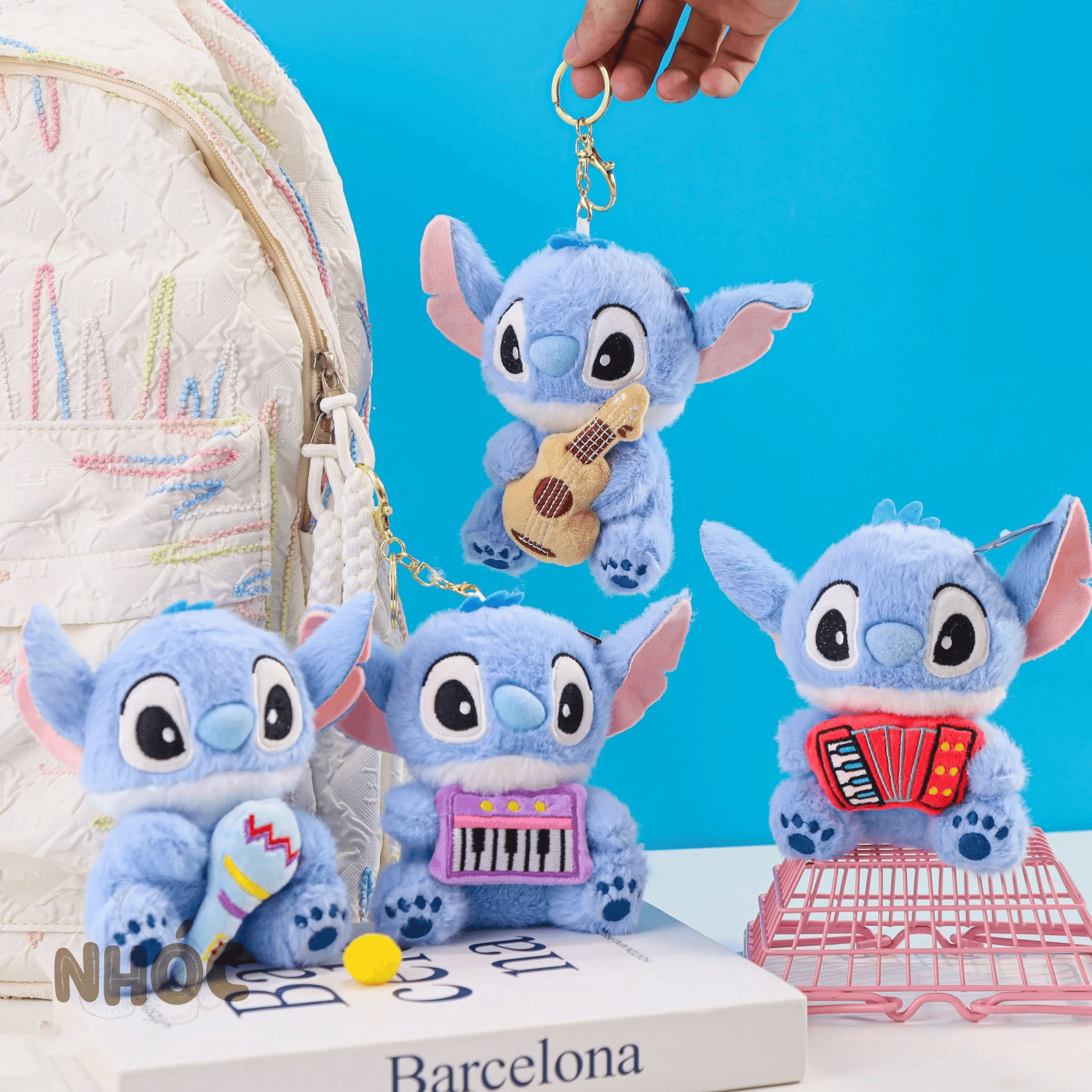 45 1Pc Random - Soft Keychain Stitch Music - 13cm - الصورة 1