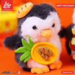 ⁦1Pc Random - Soft Keychain Penguin - 15cm⁩ - الصورة ⁦3⁩