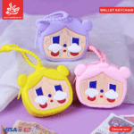 1Pc Random - Silicone Wallet Keychain - Crybaby