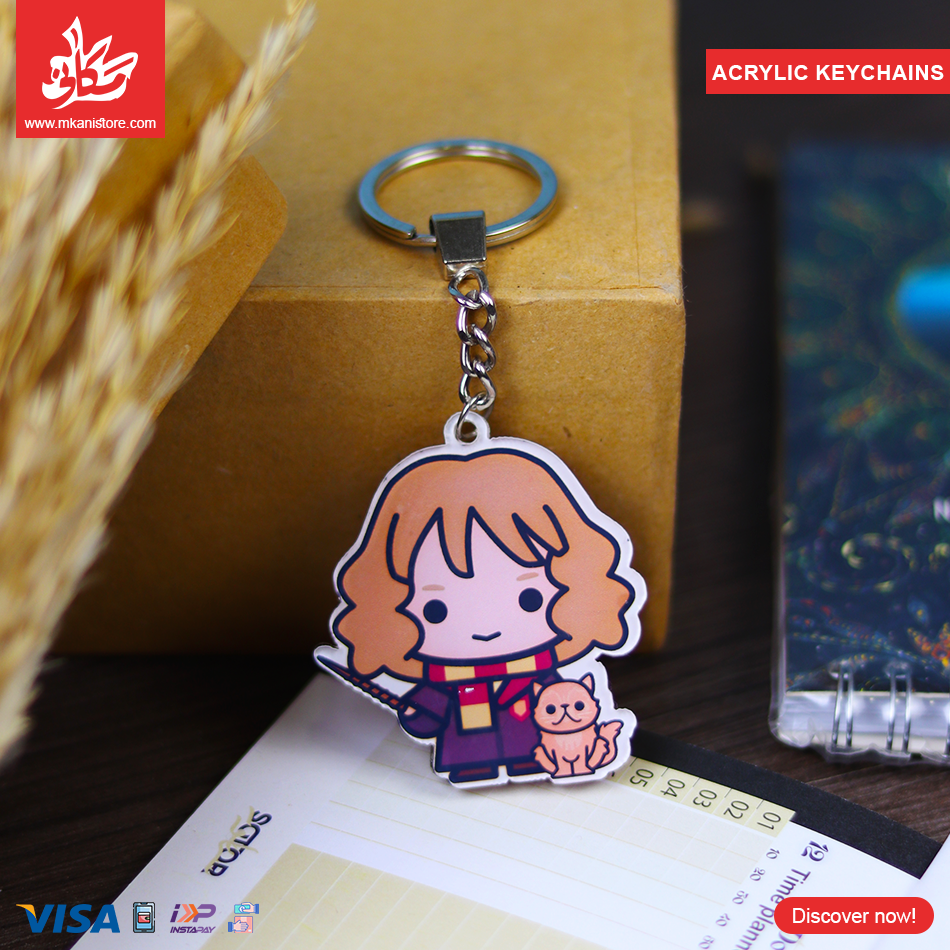 59 Acrylic Keychains - Hermione Granger Chibi Keyring - الصورة 1