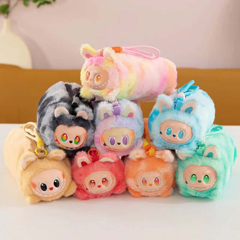 92.jpg 1Pc Random Hanging Plush Pouch - Labubu Pencil Case - الصورة 1