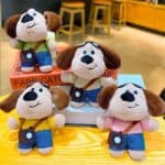 ⁦1Pc Random - Soft Keychain Dog - 15cm⁩ - الصورة ⁦3⁩