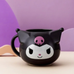 Ceramic Mug Kuromi Head Black - 390ml