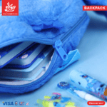⁦Furry Backpack For Kids Stitch Blue - Glitter to Shake⁩ - الصورة ⁦4⁩