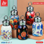 1Pc Random - Mini Thermal Mug Stylish & Portable Insulated - 300ml
