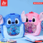 ⁦Furry Backpack For Kids Stitch Blue - Glitter to Shake⁩ - الصورة ⁦5⁩