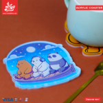 Acrylic Coasters - 3 Bears Night