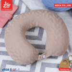 Cushion Neck Pillow - Beige