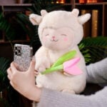 ⁦Toy Sheep With Tulip 25cm⁩ - الصورة ⁦2⁩