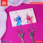 Acrylic Keychain Hanger - Stitch