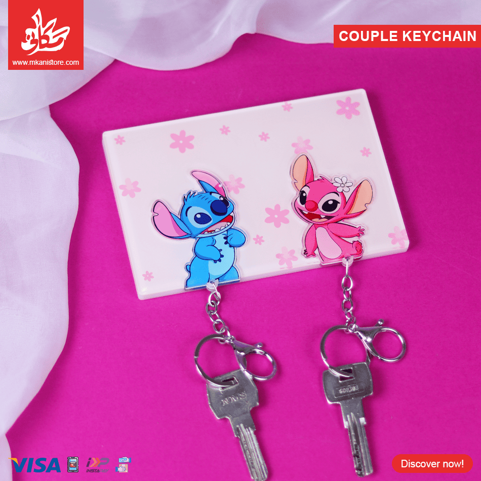2 Acrylic Keychain Hanger - Stitch - الصورة 1