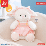 ⁦1Pc Random – Plush Toy Sheep Pajama – 25cm⁩ - الصورة ⁦2⁩