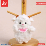 ⁦1Pc Random - Soft Keychain Little Sheep Doll (15cm)⁩ - الصورة ⁦4⁩