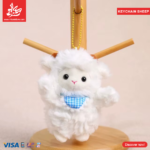 ⁦1Pc Random - Soft Keychain Little Sheep Doll (15cm)⁩ - الصورة ⁦5⁩