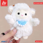 ⁦1Pc Random - Soft Keychain Little Sheep Doll (15cm)⁩ - الصورة ⁦6⁩