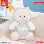 ⁦1Pc Random – Plush Toy Sheep Pajama – 25cm⁩ - الصورة ⁦3⁩