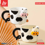 1Pc Random Ceramic Mug Cow Head - 300ml