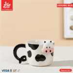 ⁦1Pc Random Ceramic Mug Cow Head - 300ml⁩ - الصورة ⁦3⁩