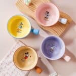 ⁦Ceramic Bowl With Handle Disney Orignal 650ml⁩ - الصورة ⁦2⁩